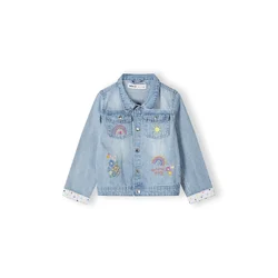 MINOTI Prehodna jakna moder denim/rumena/oranžna/roza