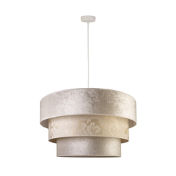 Duolla - Luster na sajli LUNETA 1xE27/40W/230V fi 45 cm krem
