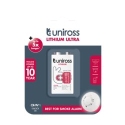 Uniross ULI9V1 Baterija 9V litij ULI9V1 (1 kom)