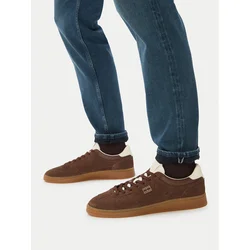 Tommy Jeans Superge The Greenwich Edge Suede EM0EM01732 Temno rjava
