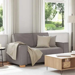 Dvosjed Kauč Taupe 160x78x84 cm Tkanina