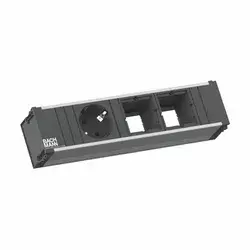 BACHMANN CONI napojni modul 1x šuko+2x prazno mesto, kabl 0,2m GST18