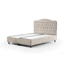 Hanah Home HANAH HOME Vassi 150 x 200 - Bež dvojna boxspring postelja, (20975965)