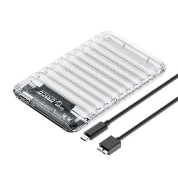 Orico Ohišje za disk 2139U3-V1 2,5 HDD/SSD USB Micro-B 5 Gb/s – prozorno
