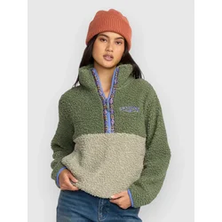 Billabong Horizon Mock Neck Half Zip Half-Zip Fleece S treehugger