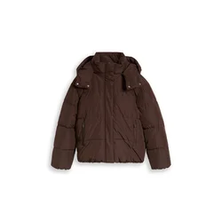 TOM TAILOR DENIM Zimska jakna temno rjava