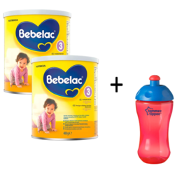 Nutricia Dohrana za bebe Bebelac 3, 400g, POF + Flašica