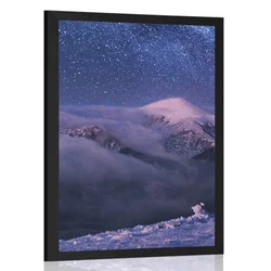 Plakat zimska dežela - 60x90 white