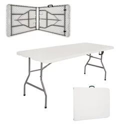 eHomeGarden Sklopivi sto 180 x 74 x 74 cm