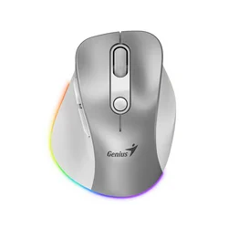 Genius Bežični miš Ergo 9000S Pro, USB, Sivi