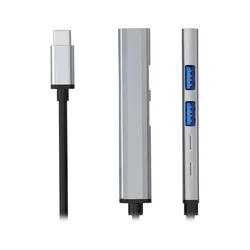 FAST ASIA Adapter USB 3.1 tip-C na 3xHUB 3.0+TIP C+ PD
