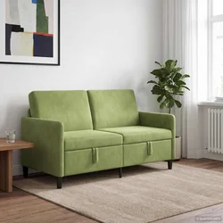 Sofa s pohranom Svijetlo zelena 152 x 78 x 87 cm Poliester