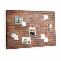 tulup.si Plošča iz plute Zid 120x80 cm Lesene zatiči