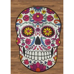 Lessentiel Maison Kupatilski otirač Skull, 100x150cm, Šareni