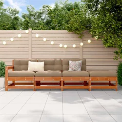 Sekcionalna sofa Vosak Smeđa 252 x 62 x 70,5 cm