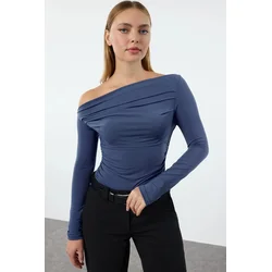 Trendyol Milla Ženska bluza Twoaw25Bz00248, Plava
