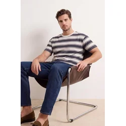 Trendyol Muška majica TMNSS26TS00062, Bela