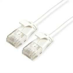 Secomp Roline UTP Data Center PatchCord SLIM Cat6A/Cl.EA LSOH white 0.3m ( 4309 )
