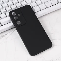 Maska za telefon Silikon Pro Camera za Samsung S936B Galaxy S25 Plus, Crna