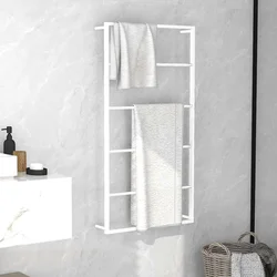 Vješalica za ručnike Bijela 60x10x116 cm Čelik