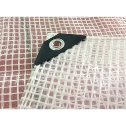 shumee Ponjava 4x6 m prozorna ojačana 100 g/m2