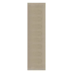 Bež volnen tekač 60x230 cm – Flair Rugs
