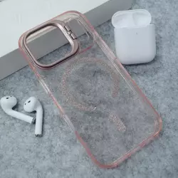 Maska Mag Case Bling Camera Bracket za iPhone 17 Pro pink