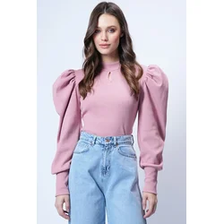 Trend Alacati Stili Ženska bluza dugih rukava Alc-X13069, Roze