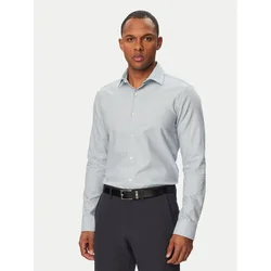 Calvin Klein Srajca LV019EU148 Modra Slim Fit