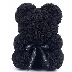 shumee Rose Bear 25cm - črn