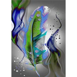shumee Ob_L_78 - Diamantna slika 30x40 - Narava, Pioro