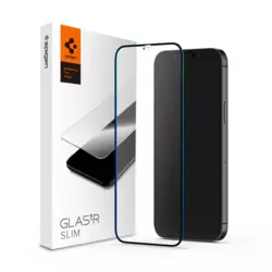Zastitno staklo Hartowane Spigen.tR slim HD za iPhone 12/ 12 Pro crno