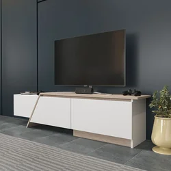 Hanah Home TV Komoda Zonas, 180x28,6x35 cm, Bela