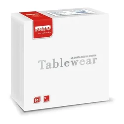 Fato Airlaid salveta bela 40x40cm 50/1 1sl (pak) ( FATO-88400100 )