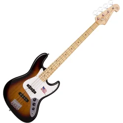 SX SJB-ALDER 3-Tone Sunburst Električna bas kitara (Kot novo)