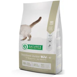 NATURES PROTECTION Hrana za mačke Sterilised Junior, 7kg