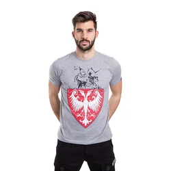 011Shop Muška majica kratkih rukava Kopljanik, Svetlosiva