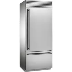 SMEG hladilnik z zamrzovalnikom RF396RSIX