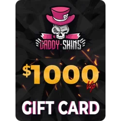 Daddy Skins Wallet Card 1000 USD Key GLOBAL