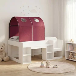 Krevet s Tunnels 4 pcs Bijela i crvena Konstruirano drvo