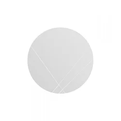 Hanah Home Ogledalo Lopi, 60x60cm, Belo