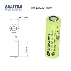 GP nimh 2/3aaa 1.2v 400mah 40aaam ( 0301 )