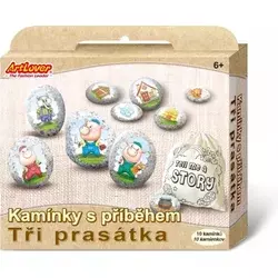 SMT Creatoys ARTLOVER Kamenčki z zgodbo - Trije prašički