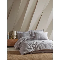 Lessentiel Maison Komplet posteljina Jasmin, 200x220 cm, 240x260 cm, Siva