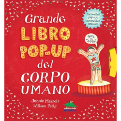 Grande libro pop-up del corpo umano