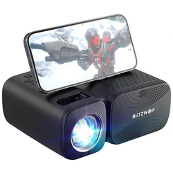 BlitzWolf BW-V3 Mini LED beamer / projector, Wi-Fi + Bluetooth, black (5905316146884)