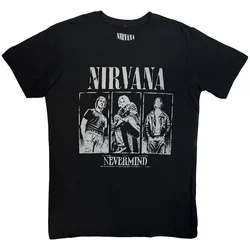 Nirvana Nevermind Tracklist (Back Print) Carbon Black M Majica