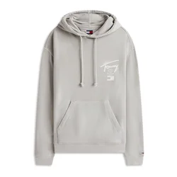 Tommy Jeans Majica siva/bela