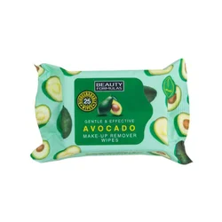Beauty Formulas Avocado Vlažne maramice za lice, 25 komada