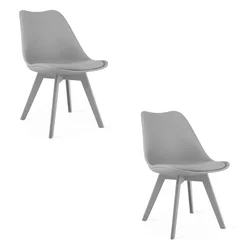 BE Stol MARK - siv/sive noge x 2